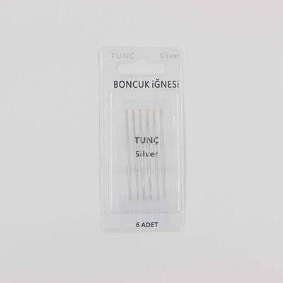 Tunç Silver Boncuk İğnesi/6 Adet/T-05